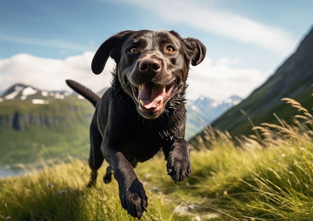 Free photo ai generated labrador retriever dog picture