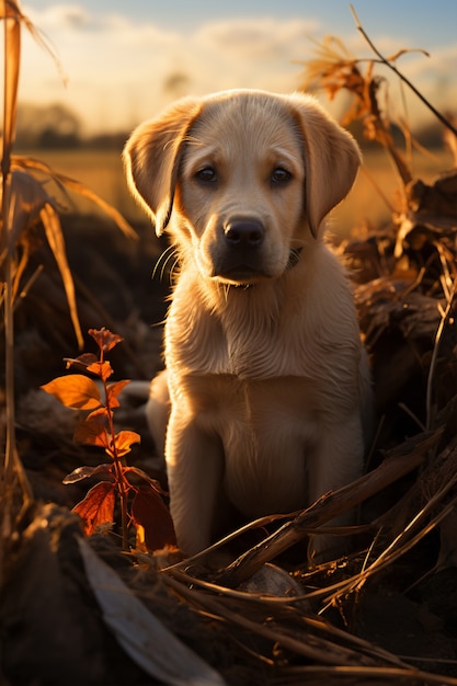 Free photo ai generated of labrador retriever dog