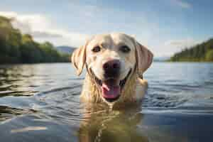 Free photo ai generated of labrador retriever dog