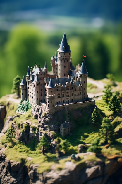 Free photo ai generated medieval fantasy cities