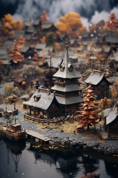 Ai generated medieval fantasy cities