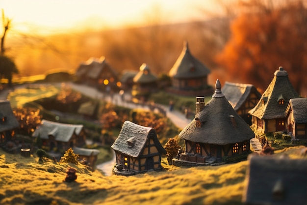 Free photo ai generated medieval fantasy cities