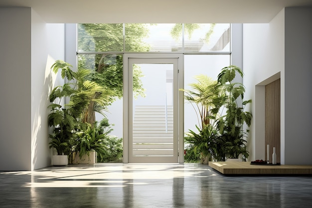 Free photo ai generated of modern styled entryway