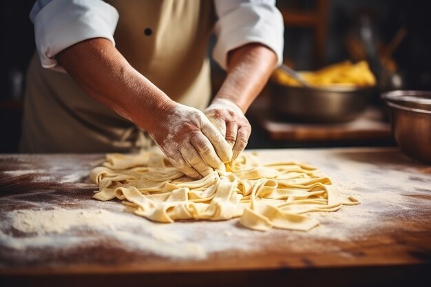 Ai generated pasta food