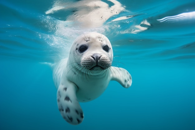 Free photo ai generated realistic pictures of seals