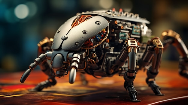 Free Photo ai generated robotic insect