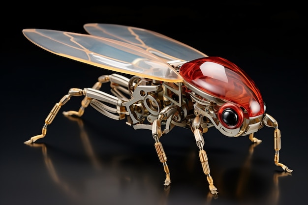 Free photo ai generated robotic insect