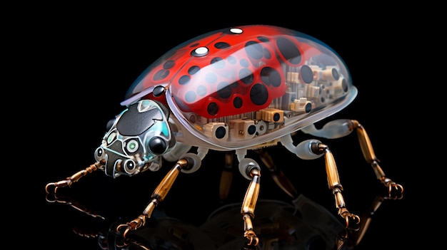 Free Photo ai generated robotic insect