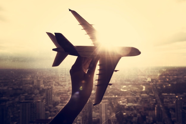 Free Photo airplane aircraft travel trip