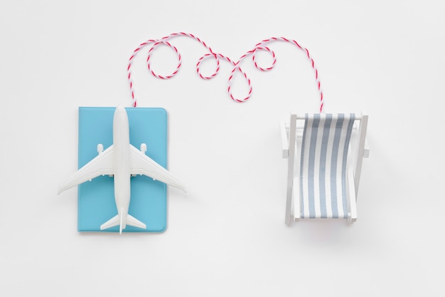 Free Photo airplane destination for holiday