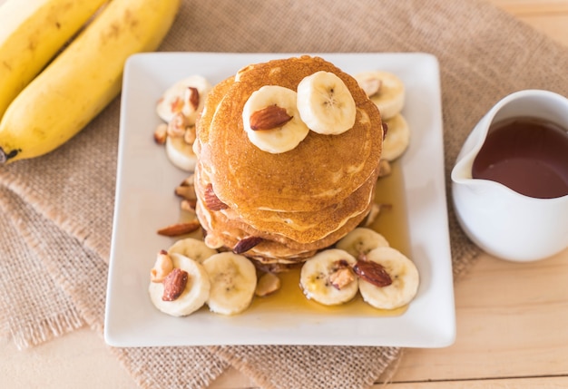 almond banana pancake