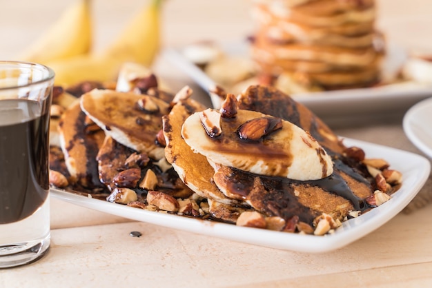 almond banana pancake