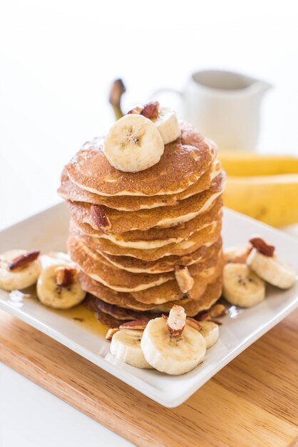 almond banana pancake