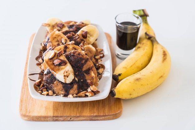 almond banana pancake