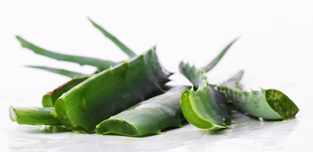 Free photo aloevera on the table