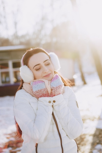 Free photo alone charming person pink holiday