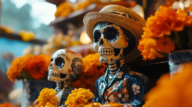 Free Photo altar for  day of the dead celebration