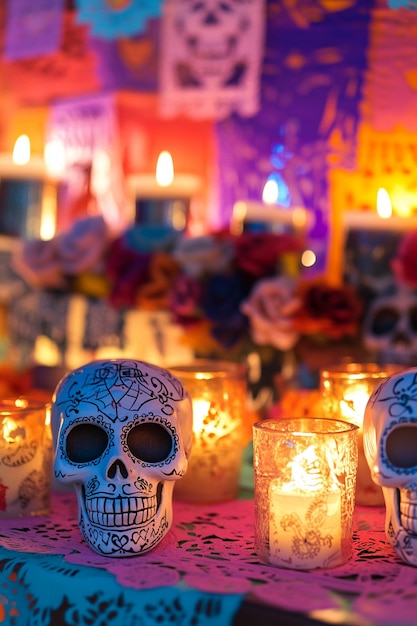 Altar for  day of the dead celebration