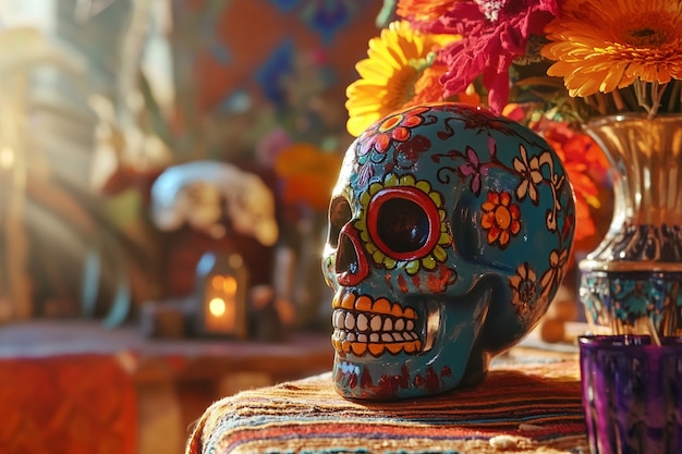 Altar for  day of the dead celebration