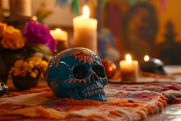 Altar for  day of the dead celebration