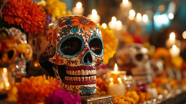 Altar for  day of the dead celebration