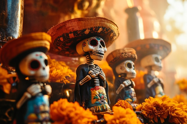 Altar for  day of the dead celebration