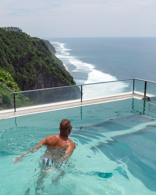 Amazing ocean view from above