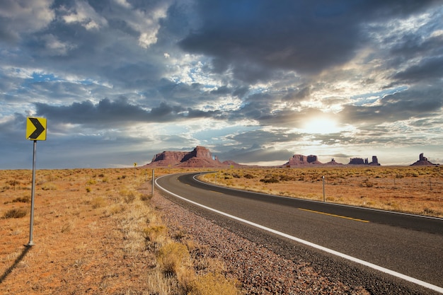 Amazing shot of the Oljato–Monument Valley in Utah, USA