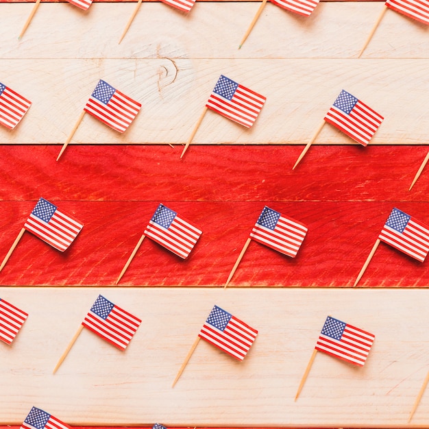 Free photo american flag background for independence day