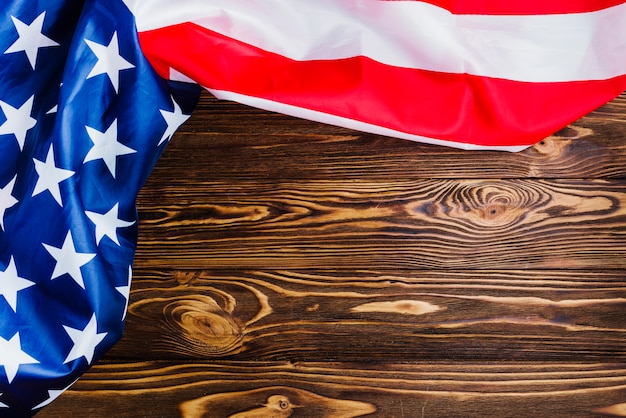 Free photo american flag background with copyspace below