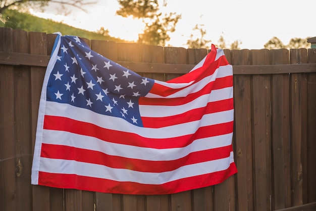 Free photo american flag background