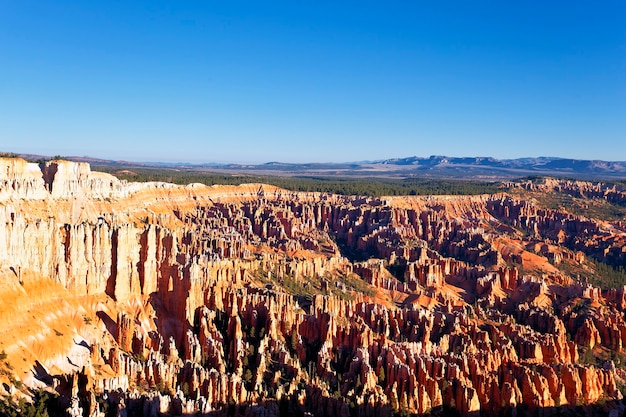 Amphitheater from Inspiration Point at sunrise, Bryce Canyon National Park, Utah, USA