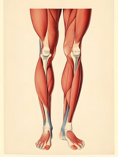 Free Photo anatomy drawing vintage style