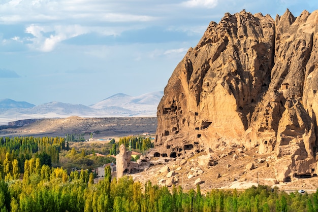 Ancient cave house near Goreme, Cappadocia in Turkey.