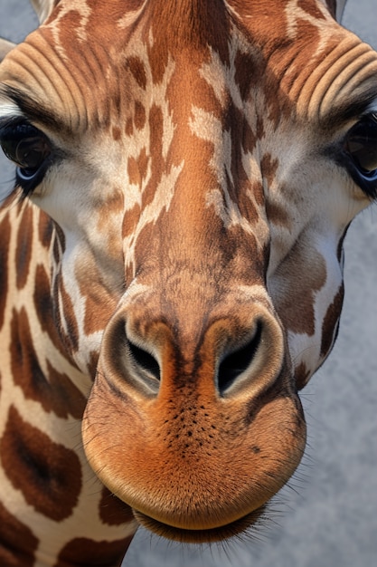 Free photo animal portrait close up