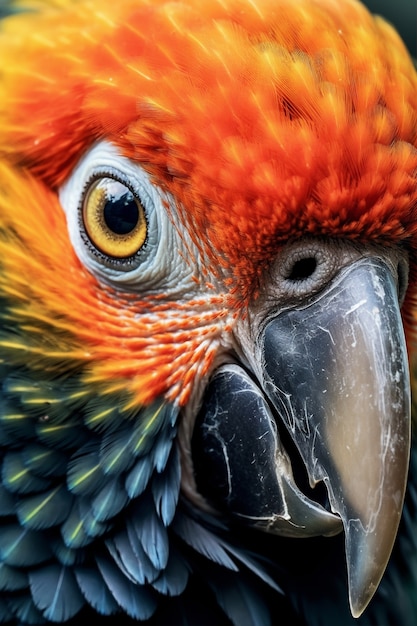 Animal portrait close up