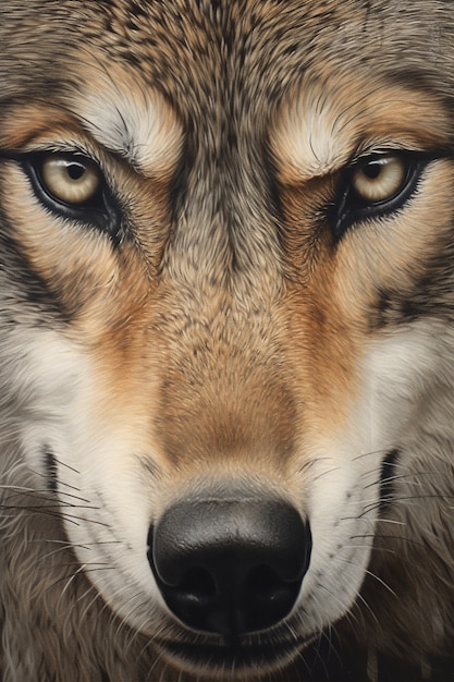 Animal portrait close up