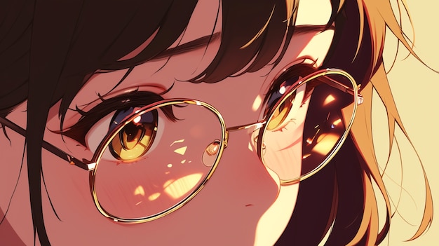 Anime eyes illustration