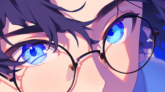 Anime eyes illustration