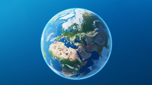 Anime style earth