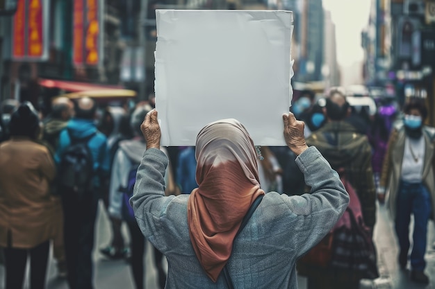 Free photo arab people demonstrating  together