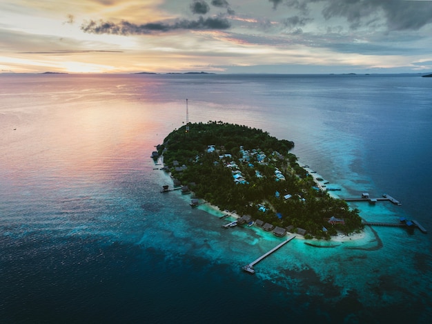 Free photo arborek island/atoll