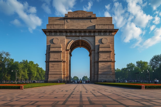 Architecture of ancient monument for world heritage day celebration