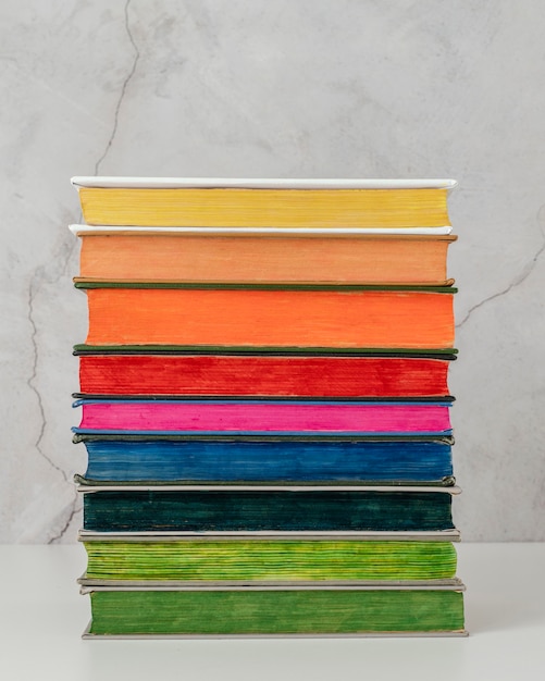 Free Photo arrangement with colorful books