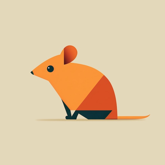 Free photo artificial intelligence generated mouse shape