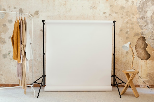 Free photo artist props for photography in studio