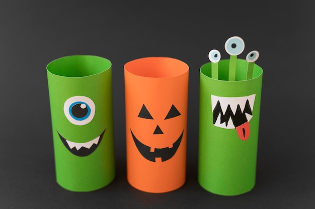 Free photo artistic decorations for halloween