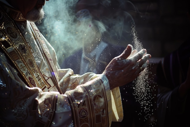 Free photo ash wednesday event celebration