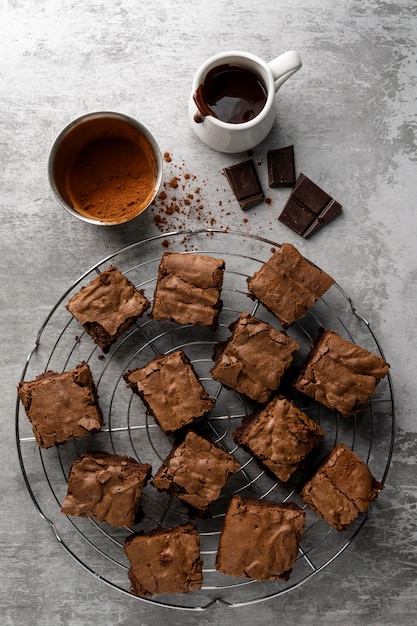 Assortment of delicious homemade dessert