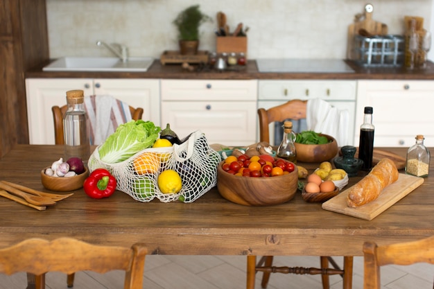 Assortment of different delicious ingredients